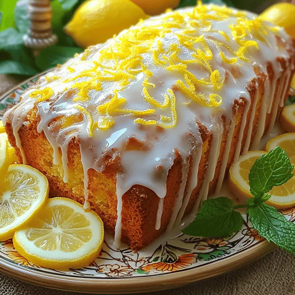 The core of a great lemon cake lies in its ingredients. Each one plays an important role.