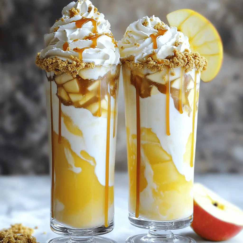 To create a delicious caramel apple pie milkshake, you need a few key ingredients. First, vanilla ice cream gives the milkshake a creamy base. You will want two cups of it. Next, whole milk is important for the perfect texture. One cup of whole milk blends well with the ice cream.