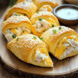 Chicken crescent rolls are a tasty and easy dish. They are made with crescent roll dough and a savory chicken filling. This dish is perfect for family dinners or quick snacks.