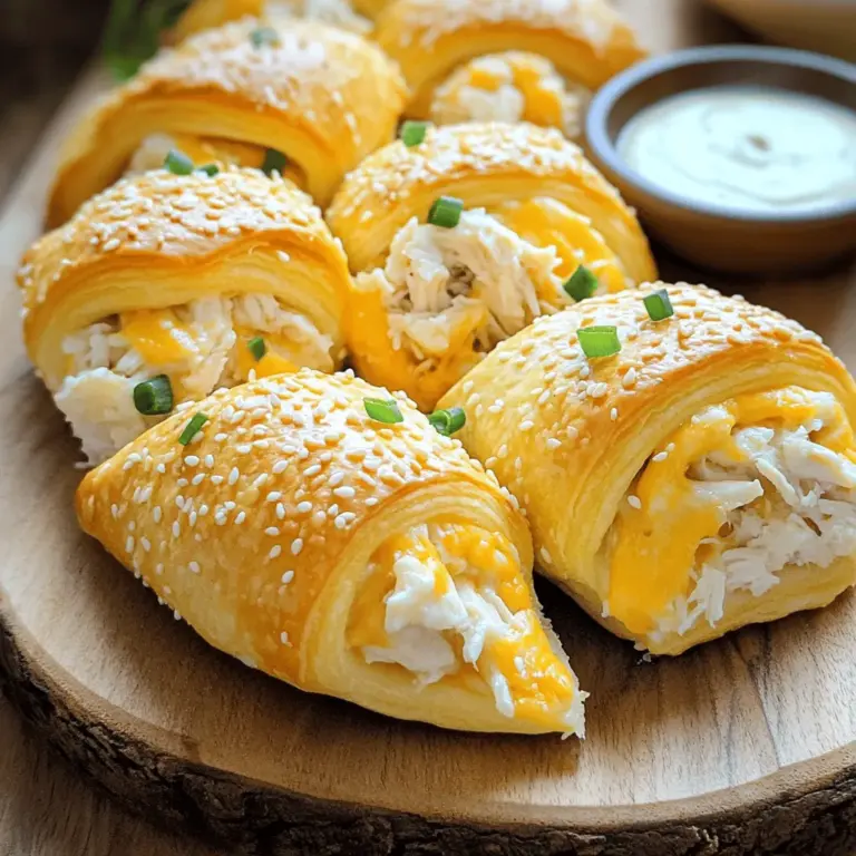 Chicken crescent rolls are a tasty and easy dish. They are made with crescent roll dough and a savory chicken filling. This dish is perfect for family dinners or quick snacks.