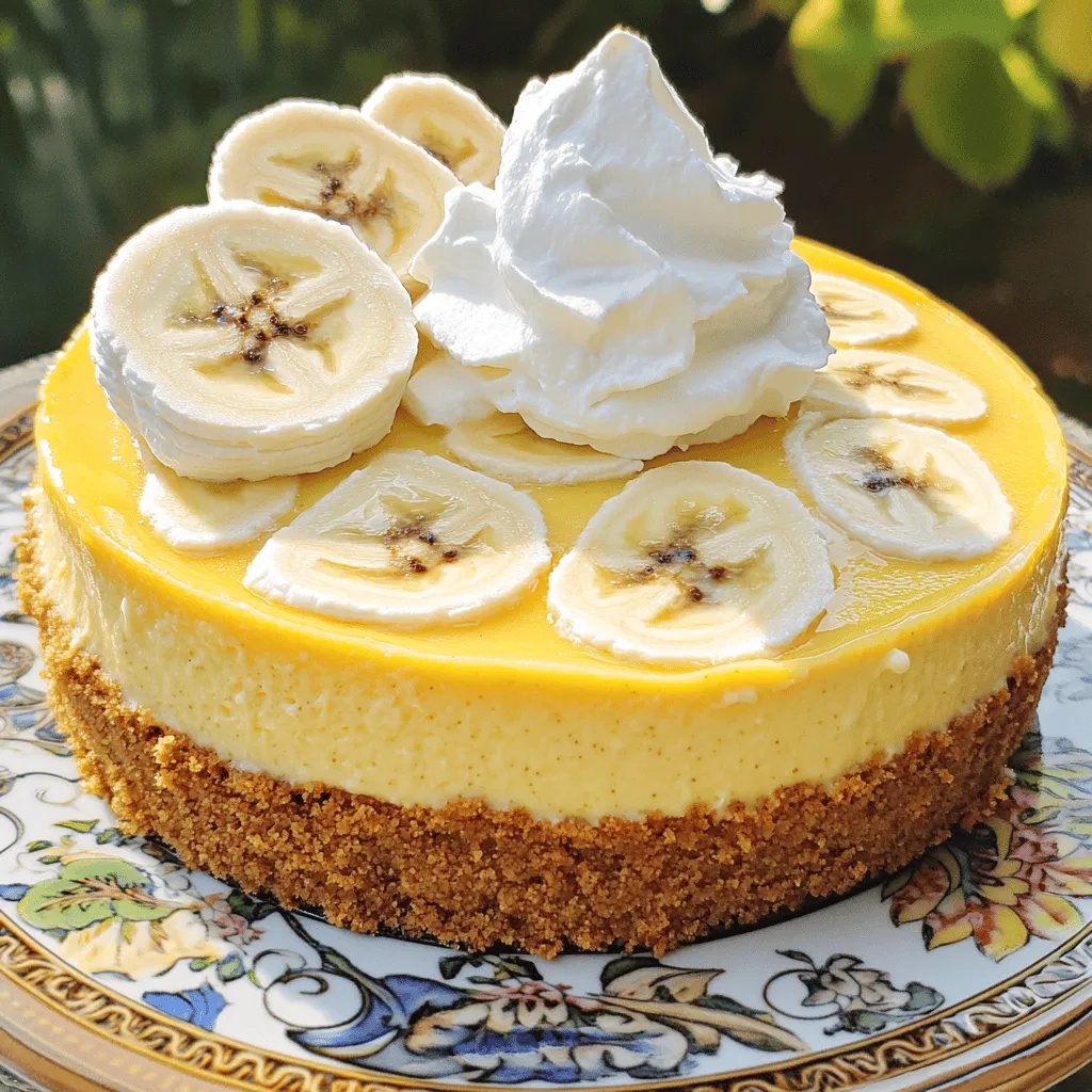 A banana cheesecake is a creamy treat that needs key ingredients. The star of this dessert is ripe bananas. Their natural sweetness and flavor add depth to the cheesecake. You should always use ripe bananas. They mash easily and blend well into the creamy mix.