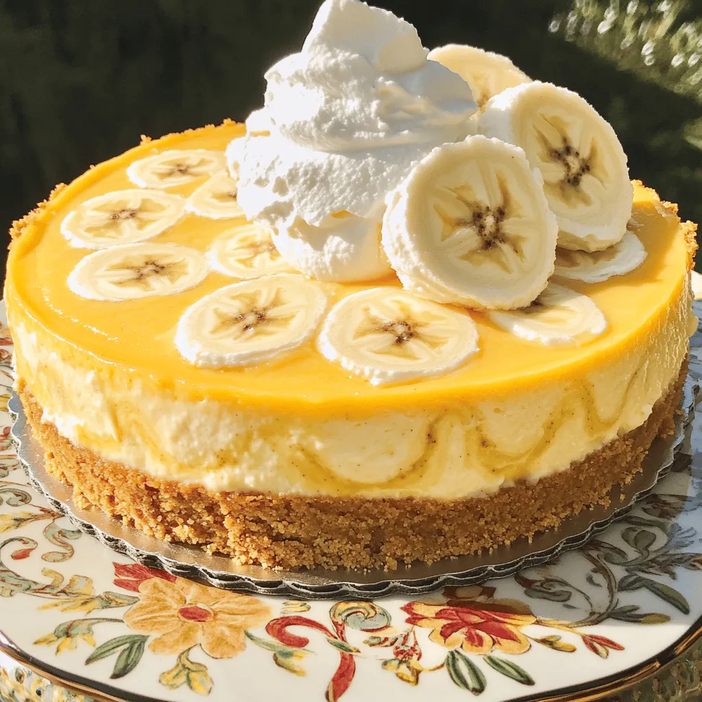 A banana cheesecake is a creamy treat that needs key ingredients. The star of this dessert is ripe bananas. Their natural sweetness and flavor add depth to the cheesecake. You should always use ripe bananas. They mash easily and blend well into the creamy mix.