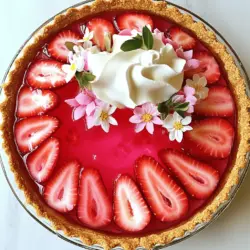 To make a great Easter No Bake Jello Pie, you need a few key ingredients. The base comes from a pre-made graham cracker pie crust. This crust adds a nice crunch and sweetness. It saves time, so you can focus on the fun part—making the filling!