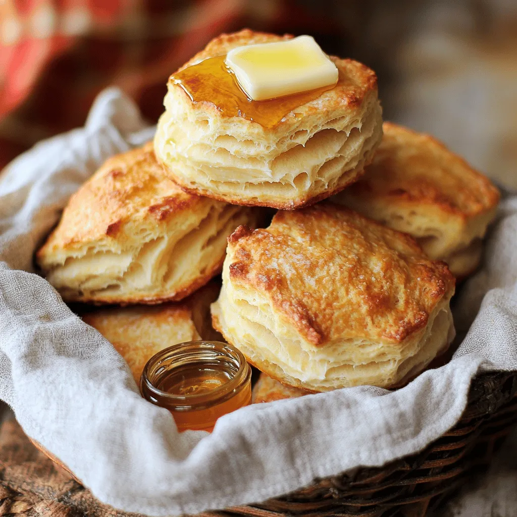 You only need a few simple ingredients for old fashioned buttermilk biscuits. The base is 2 cups of all-purpose flour. You will also need 1 tablespoon of baking powder and 1/2 teaspoon of baking soda. The salt is 1 teaspoon to enhance flavor. Use 1/4 cup of cold, cubed unsalted butter. Finally, add 3/4 cup of cold buttermilk. Optionally, you can add 1 tablespoon of honey for a touch of sweetness. These ingredients work together to create soft, flaky biscuits.