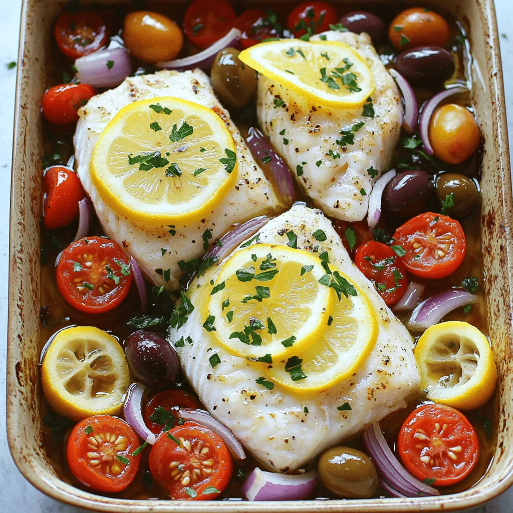 For a Mediterranean baked fish recipe, you need fresh ingredients. Start with four fillets of white fish, like cod or tilapia. These fish hold flavor well and bake nicely. Fresh fish selection is key. Look for fillets that smell clean, not fishy, and have a firm texture.