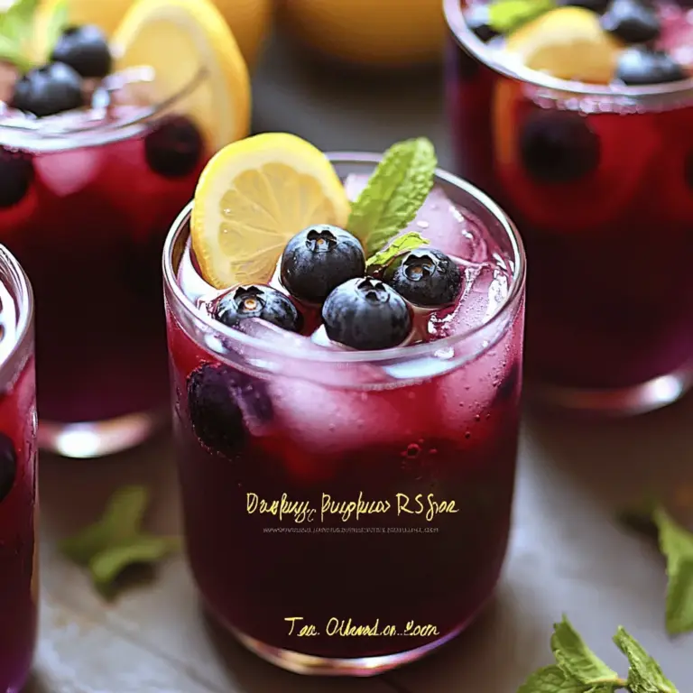 To make a great blueberry tea lemonade, you need some fresh and tasty ingredients. Here’s a list to get you started.