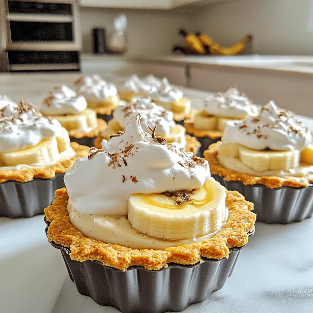 Making mini banana cream pies is fun and easy. This dessert is a great way to impress friends and family. Each bite is creamy and sweet. You will love how simple it is to make.