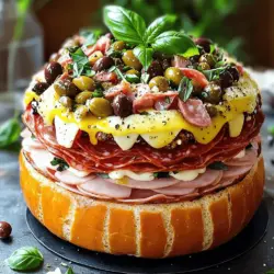 The Muffuletta sandwich is a true delight. It comes from New Orleans but has Italian roots. This sandwich uses layers of meats, cheese, and a tasty olive salad. Each bite bursts with flavor.