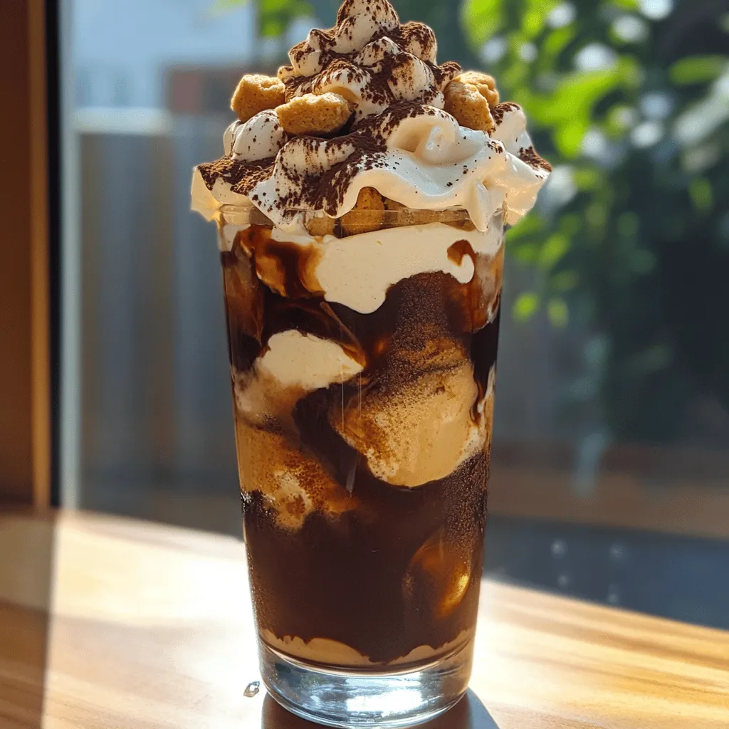 - 2 cups strong brewed coffee, cooled - 1 cup milk (dairy or non-dairy) - 1/2 cup mascarpone cheese