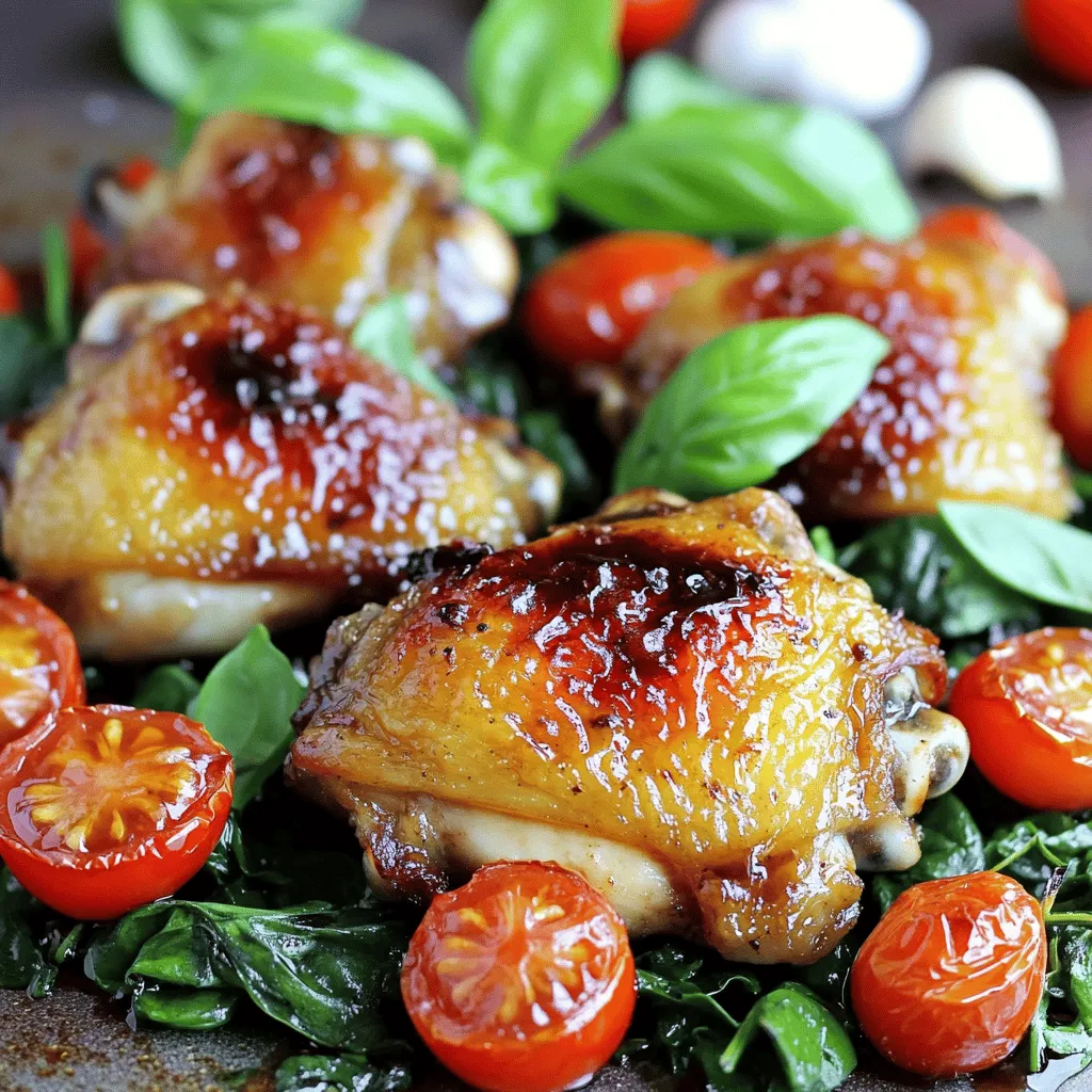 For One Pan Balsamic Chicken, you will need: