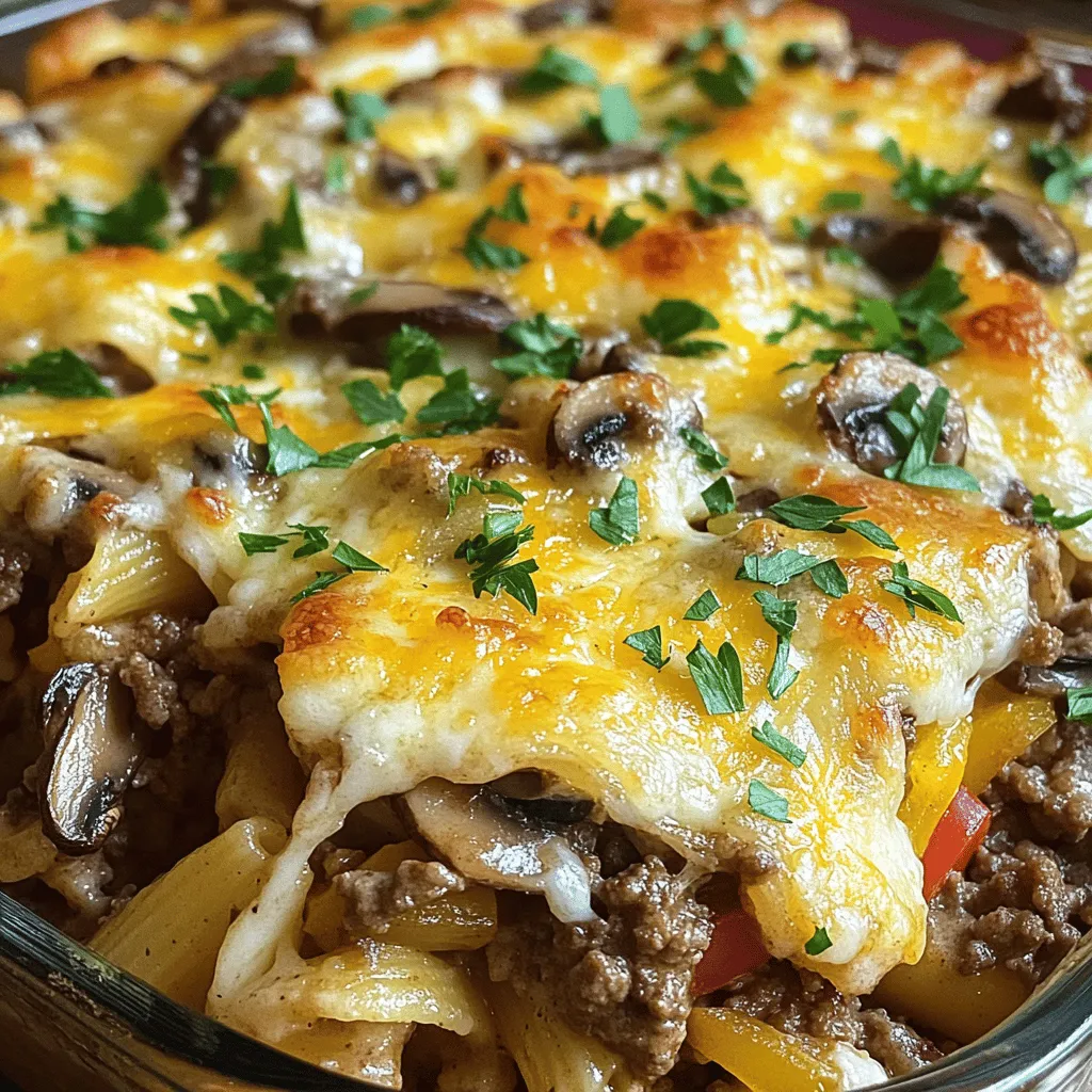 To make a Philly cheesesteak casserole, you need a mix of meats, veggies, and cheese. This dish brings all the flavors of a classic Philly cheesesteak into a warm, baked meal. The recipe is simple and uses easy-to-find ingredients. You can find the full recipe above.