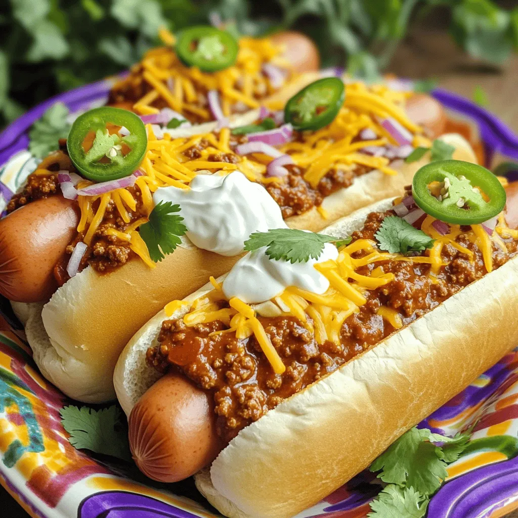 Chili dogs are a classic that always bring joy. They are easy to make and taste great. You can use beef or plant-based hot dogs. The key is to grill them right. This gives them a nice smoky flavor.