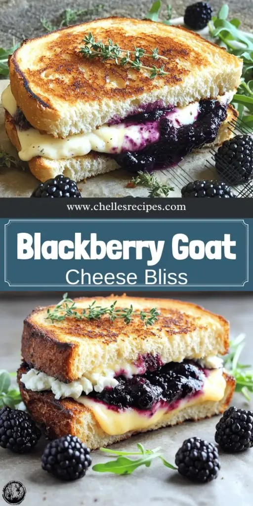 Elevate your lunch with this Blackberry & Goat Cheese Grilled Cheese Delight! This scrumptious twist on a classic features creamy goat cheese and sweet blackberries, perfectly grilled to golden perfection. In this post, you'll find easy-to-follow steps, ingredient tips, and delicious variations to make your sandwich unique. Click through to explore the full recipe and bring this delicious flavor to your kitchen today!