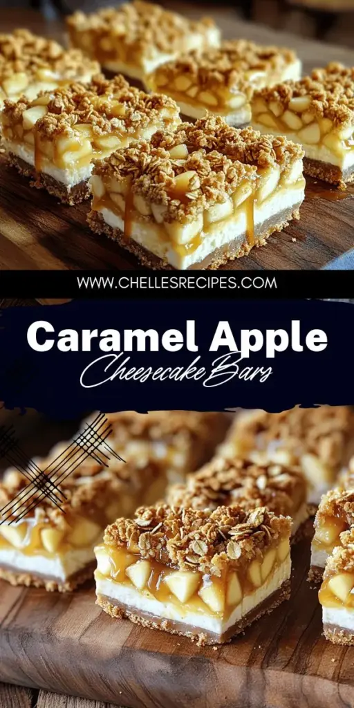 Indulge in the sweet and creamy goodness of Caramel Apple Crisp Cheesecake Bars! This delightful dessert features a rich cheesecake layer paired with tart apples and a crunchy topping, making it perfect for any occasion. Easy to make and even more enjoyable to share, these bars are sure to impress your friends and family. Ready to create your own? Click through for the full recipe and elevate your dessert game today!
