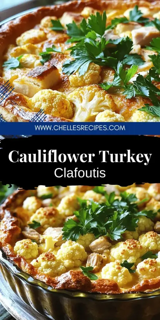 Discover a delightful twist on dinner with my Clafoutis de Chou-Fleur et Dinde recipe! This easy dish features tender cauliflower and savory turkey in a creamy, eggy batter that's sure to impress. Perfect for busy evenings, it's customizable to suit your taste. Whether you're cooking for family or meal prepping, this flavorful clafoutis will become a new favorite. Click through now to explore the full recipe and elevate your dinner routine!