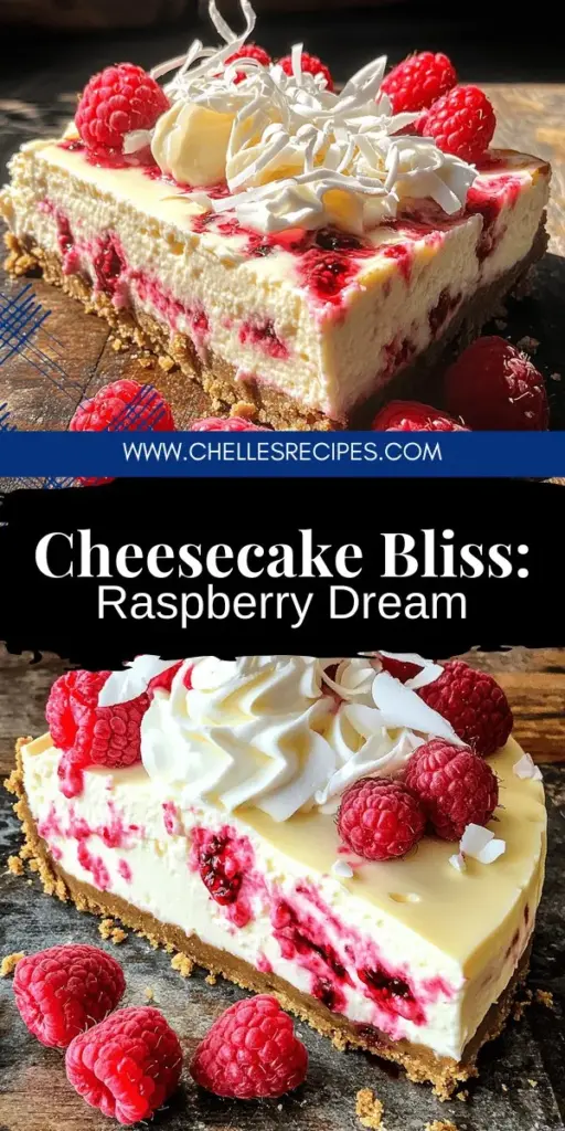 Satisfy your sweet cravings with a luscious White Chocolate Raspberry Truffle Cheesecake Delight! This rich cheesecake combines velvety cream cheese, creamy white chocolate, and fresh raspberries on a buttery crust. Follow the step-by-step guide for tips and tricks to guarantee a flawless dessert. Perfect for any occasion, your guests will be raving about it! Click through to explore the complete recipe and elevate your baking game today!