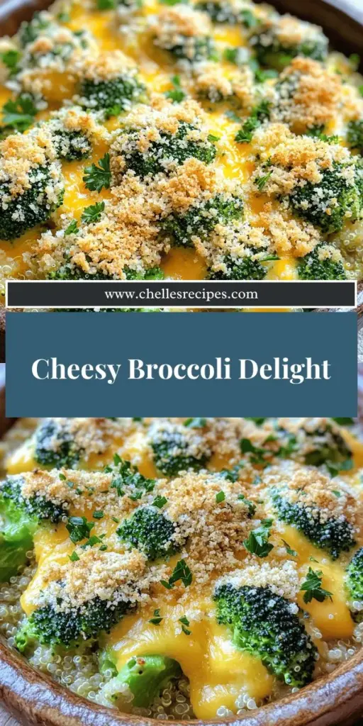 Craving a comforting and nutritious meal? Try this simple Broccoli and Cheese Casserole that combines fresh broccoli, creamy cheese, and wholesome quinoa for a dish everyone will love. Perfect for weeknight dinners or as a delicious side, this recipe is packed with flavor and easy to make. Click through to explore the full recipe and tips for customizing your casserole to fit any dietary preference!