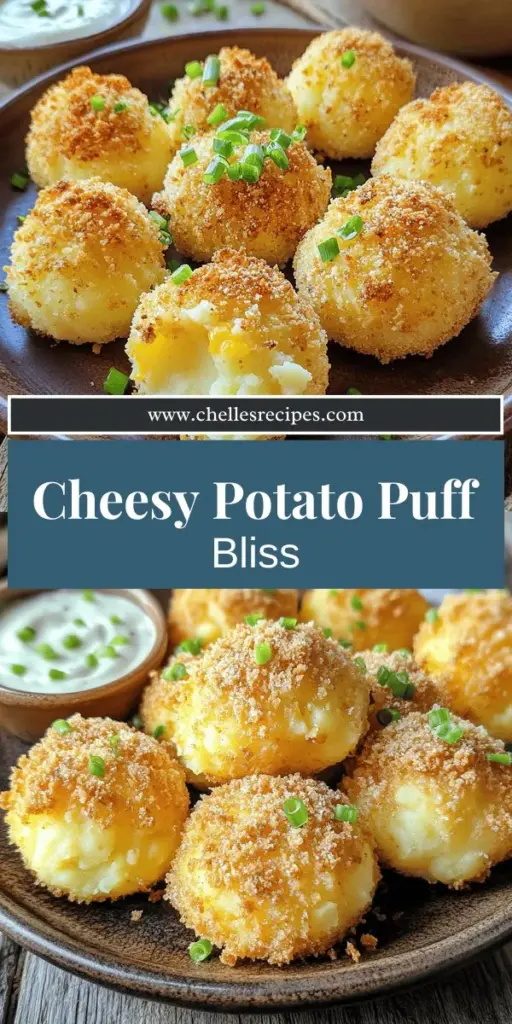 Indulge in the deliciousness of Irresistible Mashed Potato Cheese Puffs, the ultimate quick appetizer! With just a handful of ingredients, these cheesy delights are easy to prepare and perfect for any occasion. Discover cooking tips and creative variations to elevate your snack game. Don't miss out on this tasty recipe that will impress your guests! Click through to explore the full recipe and make your kitchen burst with flavor!