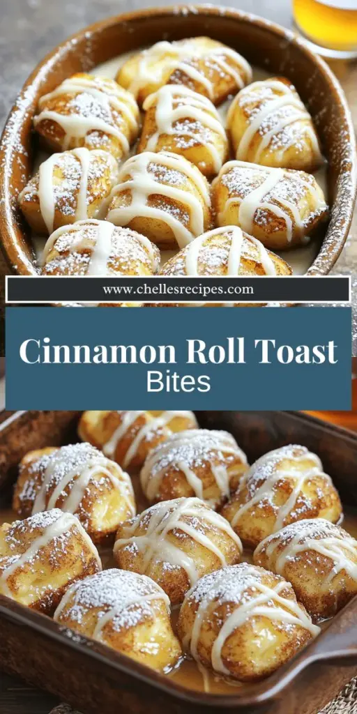 Indulge in the sweetness of Cinnamon Roll French Toast Bites, a delicious and easy dish perfect for breakfast or brunch! This simple recipe combines the comfort of French toast with the delightful flavor of cinnamon rolls, resulting in crispy, soft bites that everyone will love. Discover the simple steps, customizable options, and delicious toppings to elevate your morning meal. Click through to explore these mouthwatering recipes and make your breakfast unforgettable!