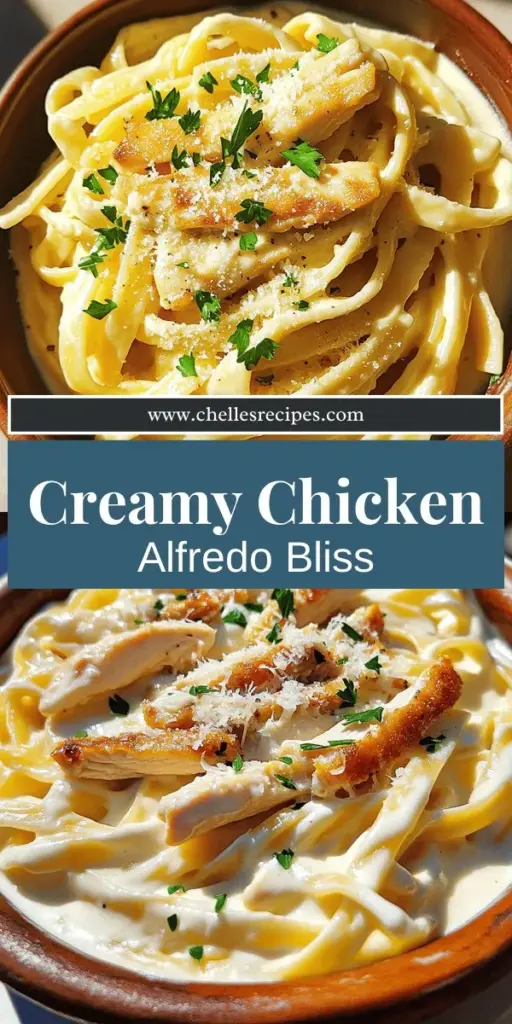 Discover the creamy delight of Chicken Fettuccine Alfredo! This rich and comforting dish combines tender chicken, fresh ingredients, and a luscious sauce that will impress your family and friends. With easy-to-follow steps, you'll create a meal that's both satisfying and flavorful. Whether you're a novice or an experienced cook, this recipe is a must-try. Click through to explore the full recipe and make this delicious dish tonight!
