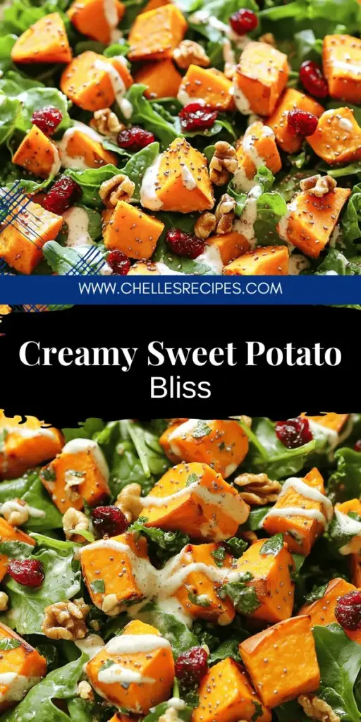 Discover the delightful Creamy Sweet Potato Salad with Leafy Greens that’s perfect for any meal! This vibrant salad is packed with flavors and nutrients, featuring tender sweet potatoes and a creamy dressing made with Greek yogurt and tahini. Perfect for lunch or a light dinner, it’s easy to whip up and can be enhanced with walnuts and cranberries. Ready to brighten your plate? Click through for the full recipe and make your meal shine!