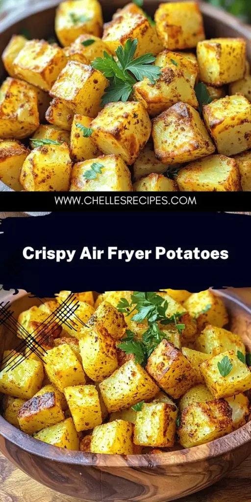 Start your day with delicious crispy air fryer breakfast potatoes! This simple recipe turns Yukon Gold potatoes into golden, crunchy bites that everyone will adore. With easy steps and minimal ingredients, you can create the perfect breakfast dish in no time. Discover tips for maximizing crispiness and explore flavor variations to make them your own. Click through to dive into the full recipe and brighten your mornings with this tasty treat!