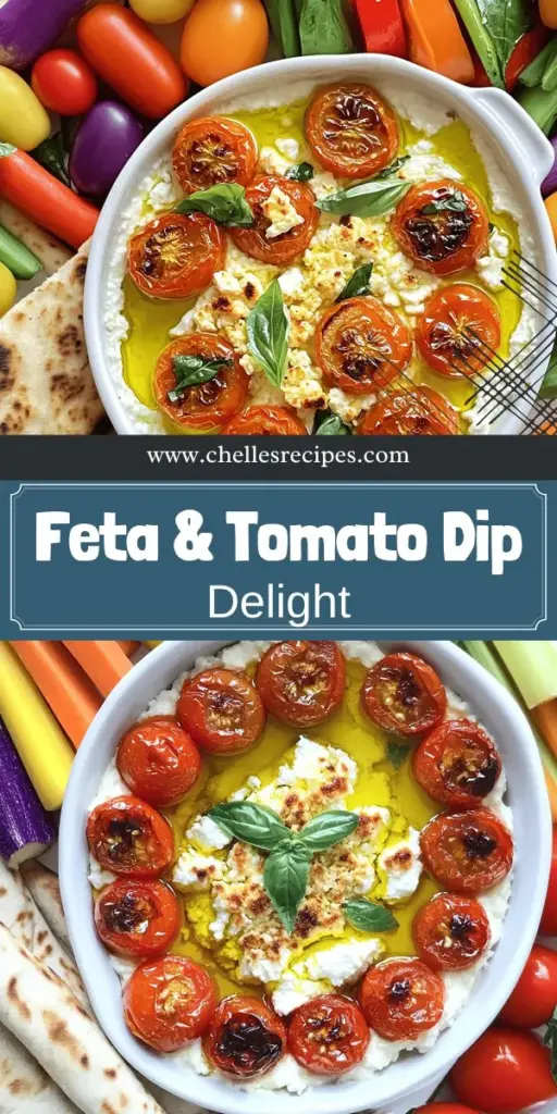 Elevate your next gathering with my Feta & Roasted Cherry Tomato Dip! This flavorful dip combines creamy feta and sweet roasted tomatoes, creating a delightful treat everyone will love. It's easy to make with fresh ingredients, and I'll share simple steps and tasty variations to suit any taste. Discover how to impress your guests and indulge in this delicious recipe. Click through to explore the full recipe and bring this crowd-pleaser to life!