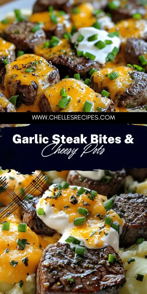 Indulge in a mouthwatering dinner with Garlic Butter Steak Bites and Cheesy Smashed Potatoes! This simple yet delicious recipe combines tender steak, rich garlic butter, and creamy potatoes for a meal that satisfies. Perfect for both novice cooks and seasoned chefs, this dish is sure to impress your family or guests. Ready to elevate your dinner game? Click through for the full recipe and start cooking this delightful feast!