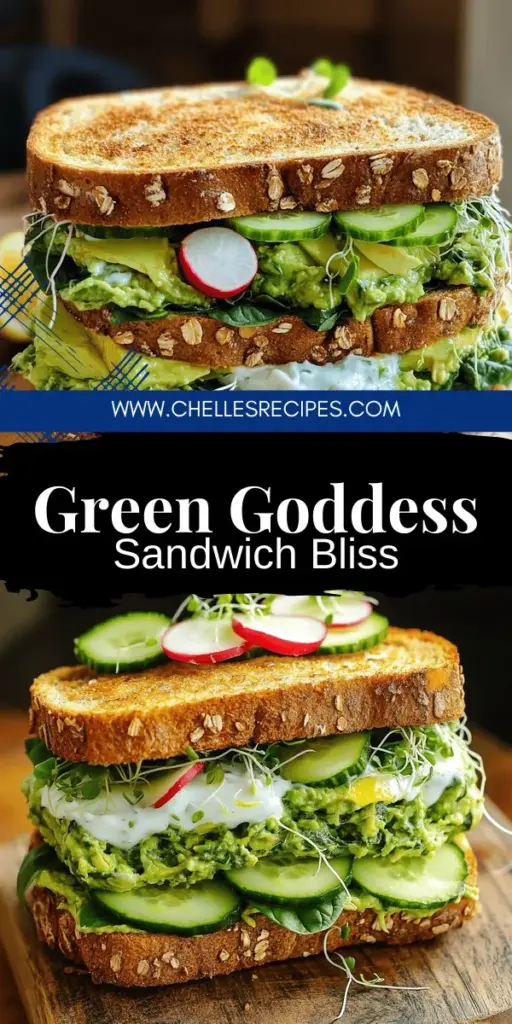 If you want a fresh and delicious meal, the Green Goddess Sandwich is the perfect choice! Packed with vibrant ingredients like avocado, spinach, and a creamy Green Goddess spread, it's easy to make and satisfying. Plus, there are vegan and gluten-free variations to fit everyone's diet. Discover how to whip up this tasty delight with step-by-step instructions and tips. Click through to explore the full recipe and start your delicious journey today!