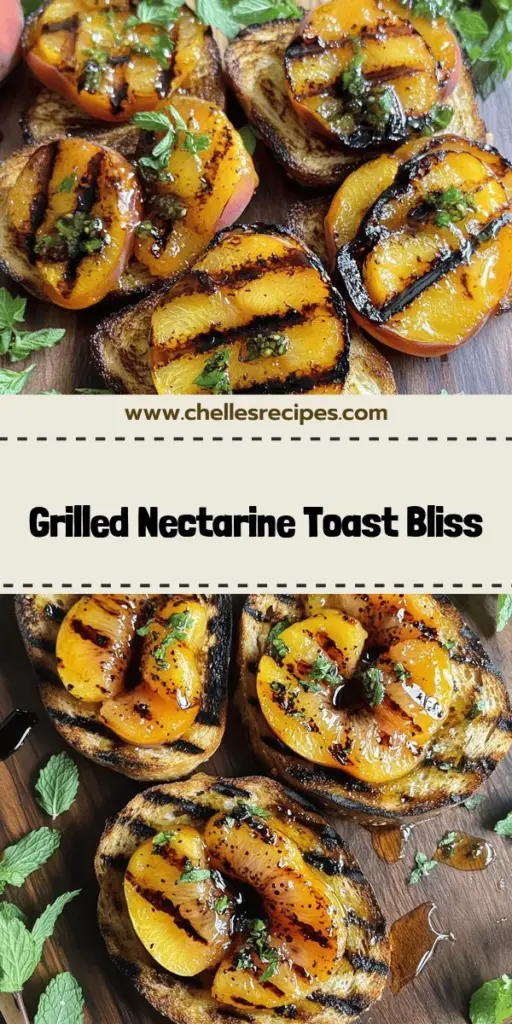 Discover the delicious combination of toasted bread and grilled nectarines with this sweet and simple treat! Perfect for breakfast, snacks, or dessert, this easy recipe brings together warm, crunchy bread and juicy grilled fruit. With just a few fresh ingredients and simple steps, you'll wow your friends and family. Ready to impress? Click through to explore how to make this delightful dish and enjoy a burst of flavor in every bite!