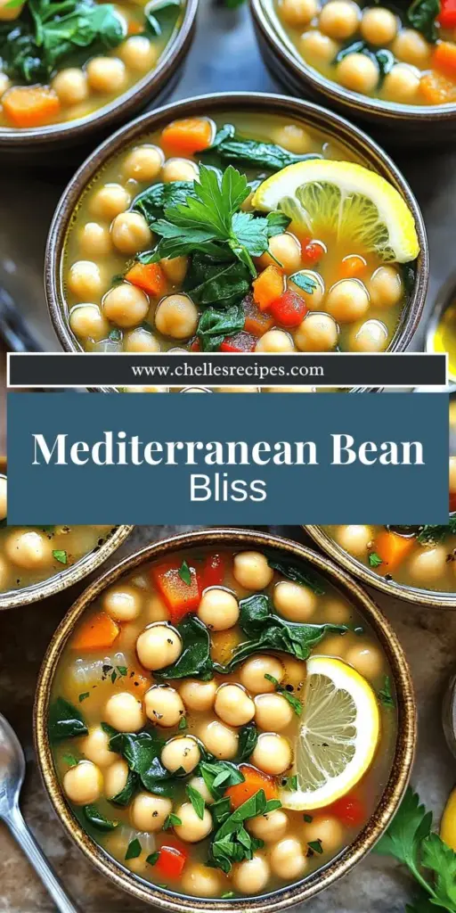 Discover the mouthwatering flavors of Savory Mediterranean Bean Soup with this easy guide! Create a hearty and nutritious soup packed with chickpeas, cannellini beans, and seasonal vegetables. This delightful recipe is perfect for any diet and can be customized to suit your preferences. Learn how to elevate your soup with cooking tips and delicious variations. Dive into the recipe and bring a taste of the Mediterranean to your dinner table today!