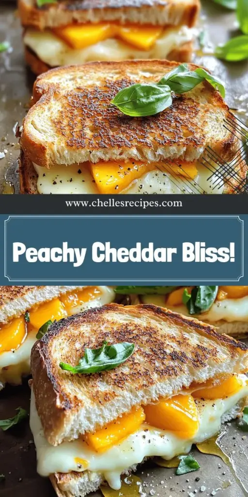 Elevate your lunch with the irresistible Honey Peach White Cheddar Grilled Cheese Delight! This mouthwatering sandwich features sweet peaches, creamy white cheddar, and a drizzle of honey, creating a flavor explosion that’s quick and easy to make. Perfect for cozy dinners or impressing guests, this recipe is a must-try. Click through to discover the full recipe and step-by-step instructions that will have you craving this delightful creation!