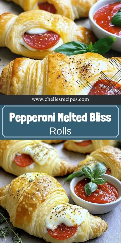 If you're looking for a quick and delicious snack, try this Easy Pepperoni Mozzarella Croissant Rolls recipe! With simple ingredients like flaky crescent dough, savory pepperoni, and gooey mozzarella, you can whip up a mouthwatering treat perfect for any gathering or a satisfying after-school bite. Don't miss out on the fun—click through to discover how to make these tasty rolls and elevate your snacking game today!