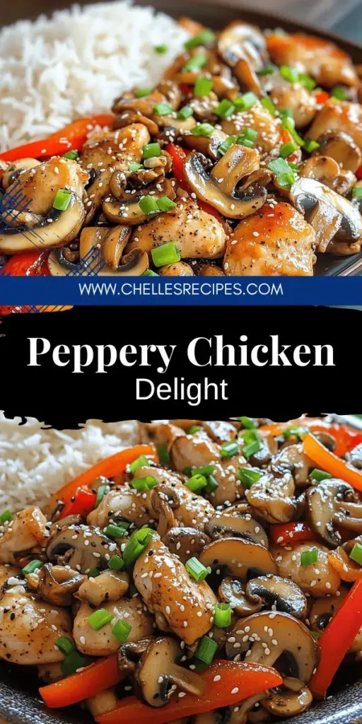 Elevate your dinner with a delicious twist on a classic dish! This Black Pepper Chicken with Mushrooms recipe is bursting with flavor, combining tender chicken, savory mushrooms, and just the right amount of spice. Perfect for any occasion, it’s easy to make with simple ingredients. Ready to impress your family and friends? Follow the step-by-step guide in the blog and discover your new favorite meal! Click through now to explore this tasty recipe!