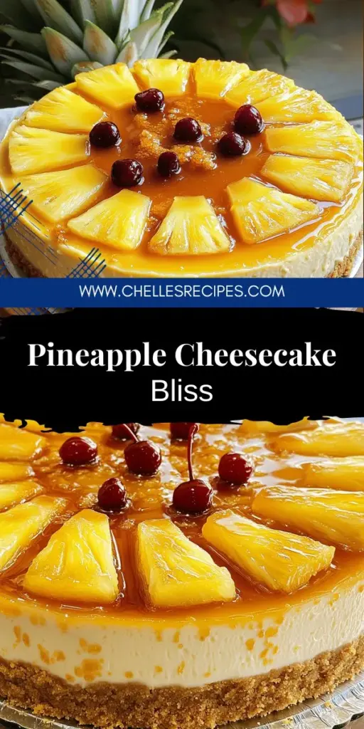 Indulge in a heavenly dessert with our Pineapple Upside-Down Cheesecake with Caramelized Pineapple! This delightful recipe blends creamy cheesecake and sweet, caramelized pineapple, perfect for impressing family and friends. Follow our step-by-step instructions to achieve a rich, smooth texture. Don’t forget the tasty toppings for a stunning finish! Click through to discover the full recipe and make your kitchen a sweet paradise!