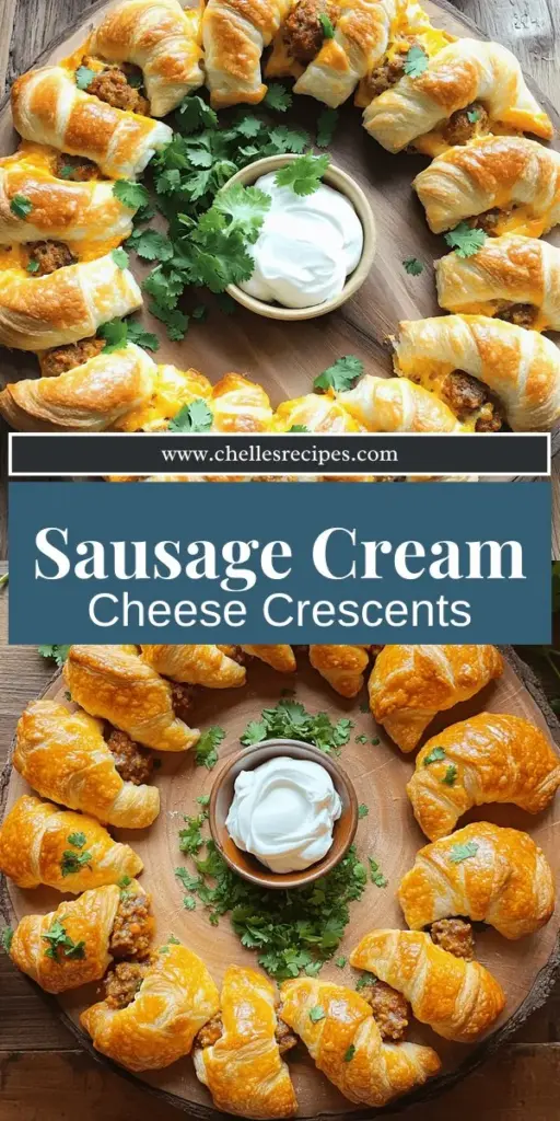Indulge in the deliciousness of Rotel Sausage & Cream Cheese Crescents that will wow your guests! This easy recipe combines zesty Rotel tomatoes, spicy sausage, and creamy cheese, all wrapped in flaky crescent dough. Perfect for gatherings or cozy nights, these little treats are sure to become a favorite. Click through to explore the full recipe and bring these delightful bites to your next get-together!