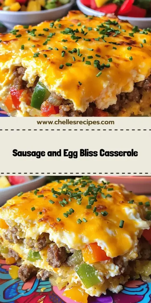 Looking for a quick and tasty meal? Discover how to make an Easy Sausage and Egg Casserole that's perfect for breakfast, brunch, or any time you need a filling dish. With just a few simple ingredients like eggs, sausage, and cheese, this casserole is both delicious and nutritious. Don't miss out on the step-by-step instructions and tips for customization. Click through to explore and make this delightful recipe today!