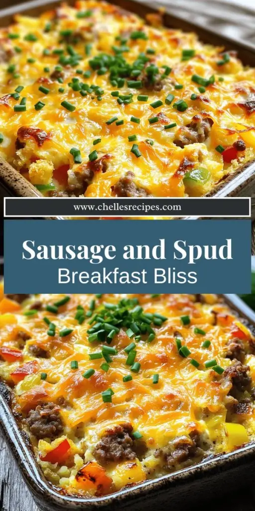 Start your morning with a flavorful Breakfast Casserole with Eggs, Potatoes, and Sausage that's sure to impress! This easy recipe combines fluffy eggs, savory sausage, and melty cheese, all baked to golden perfection. Packed with fresh veggies and customizable for different tastes, it’s perfect for meal prep or a family brunch. Click through to explore the full recipe and tips for delicious variations that will make every breakfast special!