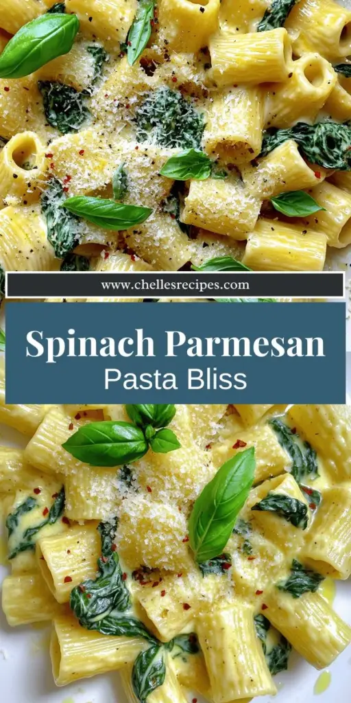 Dive into the delightful world of creamy pasta with my Creamy Fresh Spinach Parmesan Rigatoni! This recipe combines fresh spinach, rich cream, and savory Parmesan for a comforting dish that's easy to make. Perfect for family dinners, you'll find step-by-step instructions, handy tips, and variations to customize it to your taste. Click through to discover how to create this mouthwatering meal that everyone will love!