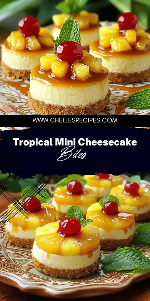 Indulge in a tropical treat with my Individual Mini Pineapple Upside-Down Cheesecakes! These delightful desserts feature a smooth cheesecake filling, sweet pineapple, and a crunchy graham cracker crust. Perfect for any gathering or a self-care day, this easy-to-follow recipe comes with fun variations. Click through to discover how to whip up these mini delights and impress your loved ones with your baking skills!