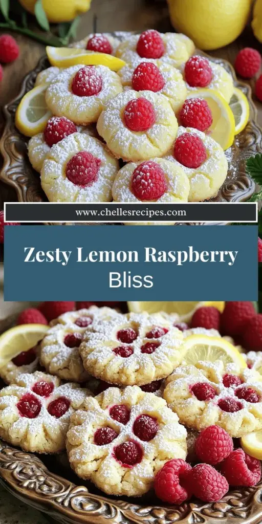 Brighten your baking day with delightful lemon raspberry cookies! These tasty treats combine zesty lemon and juicy raspberries for a burst of flavor in every bite. In this blog post, you’ll find key ingredients, simple step-by-step instructions, and fun variations to create the perfect cookies. Whether for gifting or enjoying yourself, these cookies are sure to impress. Click through to discover the full recipe and tips that will elevate your baking game!