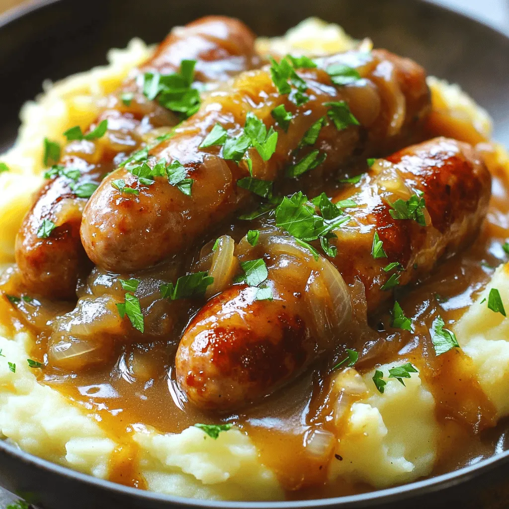 To make a great bangers and mash, you need quality ingredients. Here are the key components.