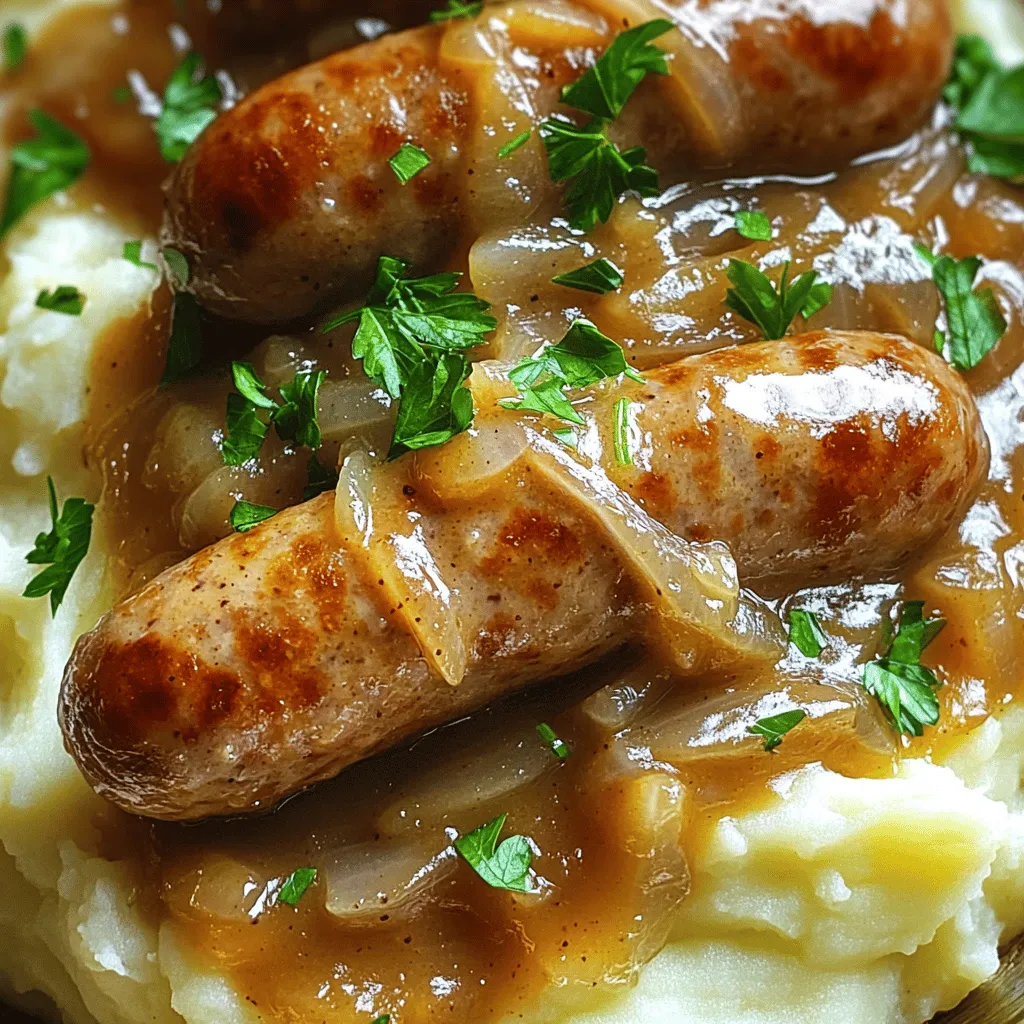 To make a great bangers and mash, you need quality ingredients. Here are the key components.