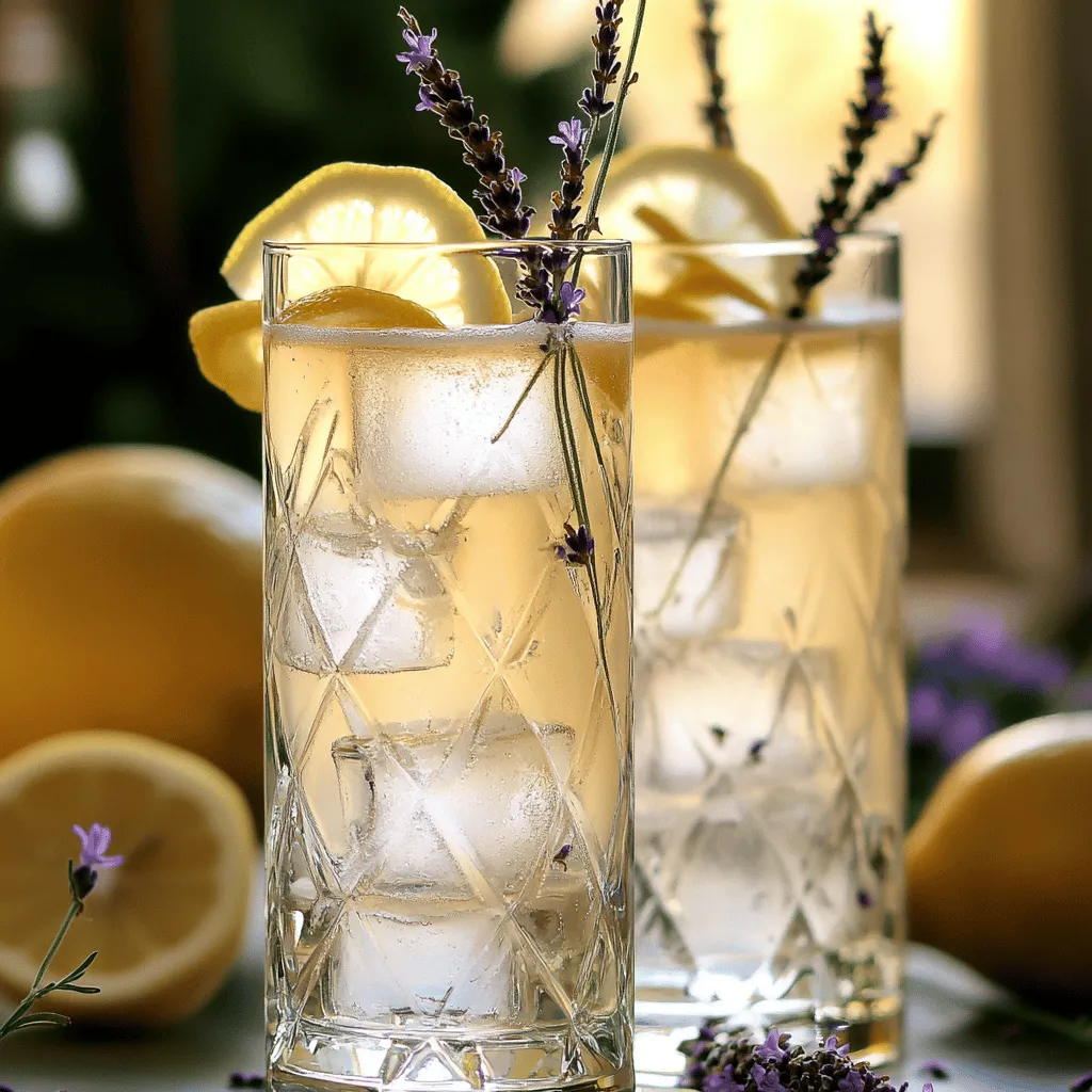 To make a delightful Lavender Elderflower Gin Sour, you need the following ingredients: