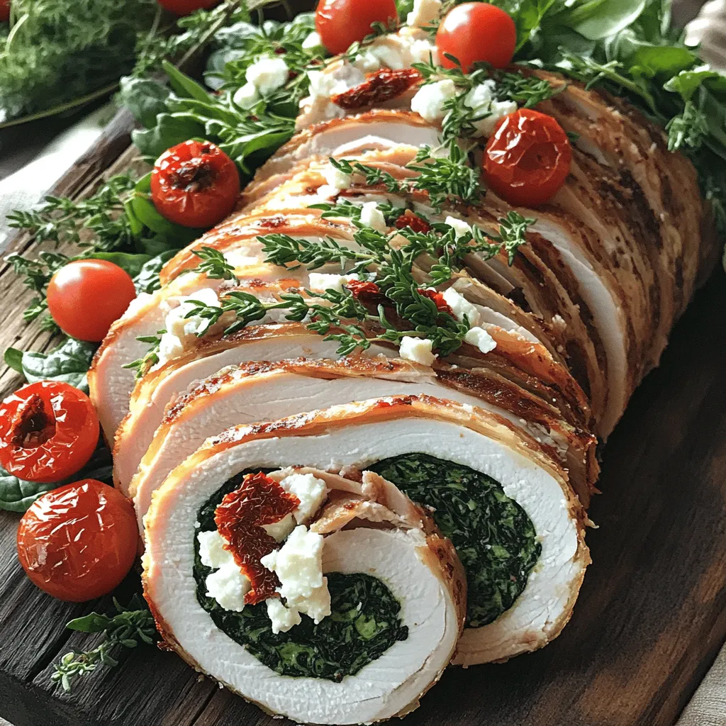 To create a tasty smoked turkey roulade, you need fresh ingredients. Here are the key items: