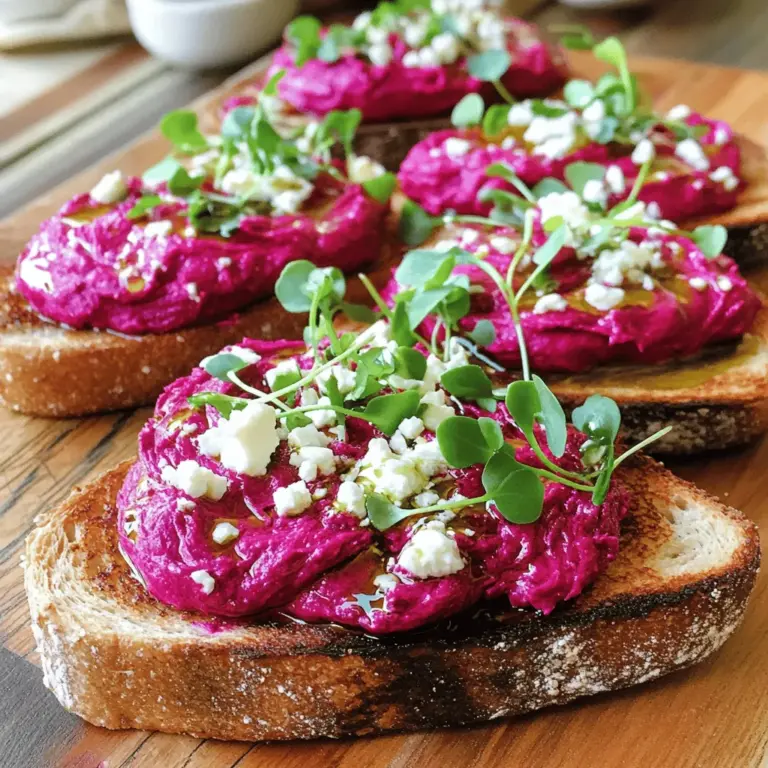 Here’s the complete list of ingredients you’ll need for High Protein Whipped Beetroot on Toast: