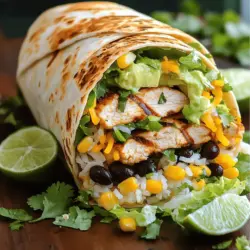 To make a tasty Chipotle Ranch Grilled Chicken Burrito, you need some key ingredients. Here’s the list: