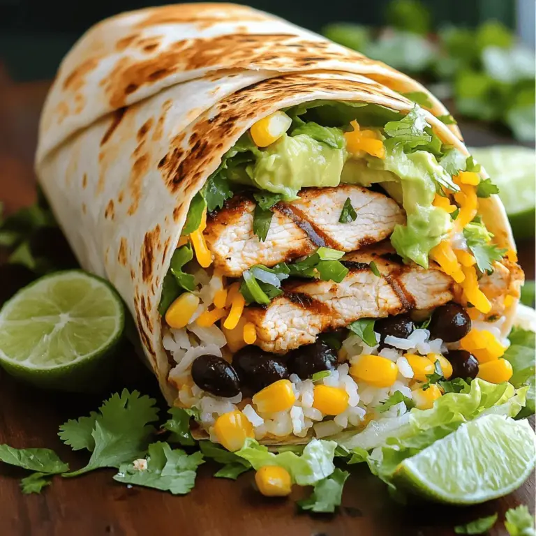 To make a tasty Chipotle Ranch Grilled Chicken Burrito, you need some key ingredients. Here’s the list: