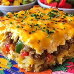 The Easy Sausage and Egg Casserole is a simple dish. It blends eggs, sausage, and veggies. This dish is filling and perfect for breakfast or brunch.
