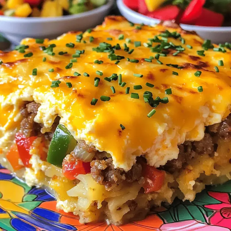 The Easy Sausage and Egg Casserole is a simple dish. It blends eggs, sausage, and veggies. This dish is filling and perfect for breakfast or brunch.